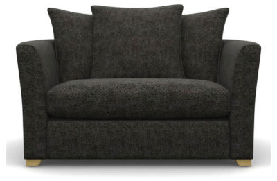 Heart of House Libby Fabric Cuddle Chair - Charcoal